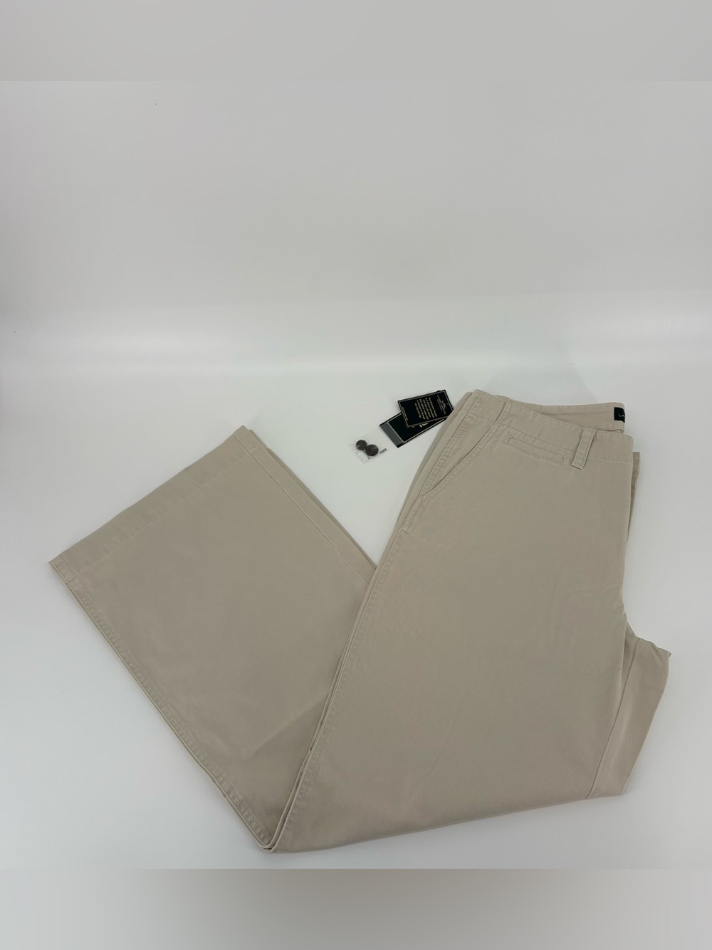 Lauren Ralph Lauren New Women’s 14 Biltmore Chino Straight Leg Pant In Stone